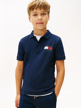 TOMMY HILFIGER Flag Polo Navy